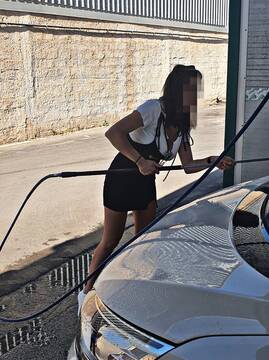 Lavando l'auto